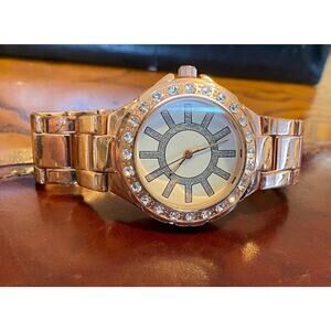 Women's 40mm Rose Gold Tone Claire's Watch, Crystal Accents